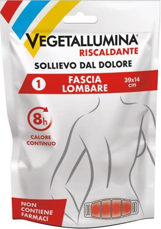 VEGETALLUMINA FASCIA LOMBARE RISCALDANTE 1 PEZZO - Newepa Srl