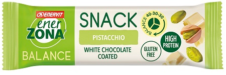 ENERZONA SNACK PISTACCHIO CIOCCOLATO BIANCO 27 G - Newepa Srl