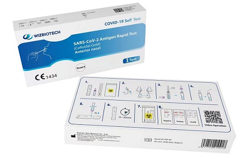 TEST ANTIGENICO RAPIDO COVID-19 AUTODIAGNOSTICO DETERMINAZIONE QUALITATIVA ANTIGENI SARS-COV-2 IN TAMPONI NASALI MEDIANTE IMMUNOCROMATOGRAFIA - Newepa Srl