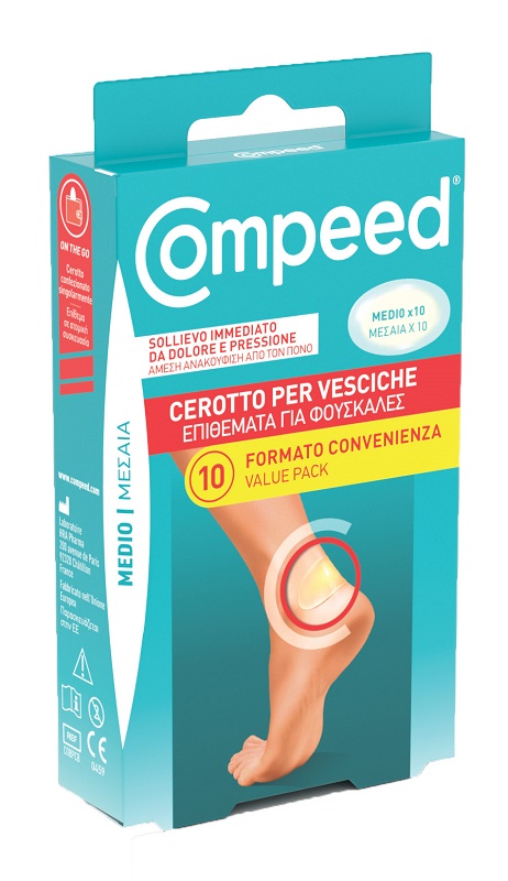 CEROTTI COMPEED PER VESCICHE MEDIO 10 PEZZI CARTON - Newepa Srl