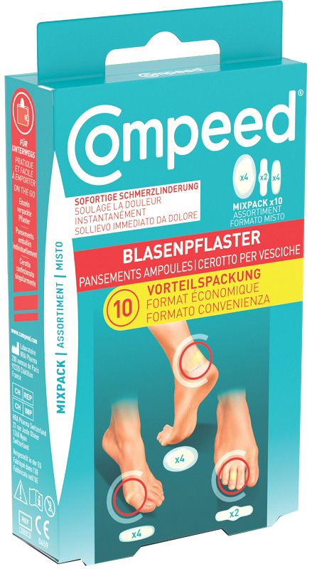 CEROTTI COMPEED PER VESCICHE MISTO BOX 10 PEZZI - Newepa Srl