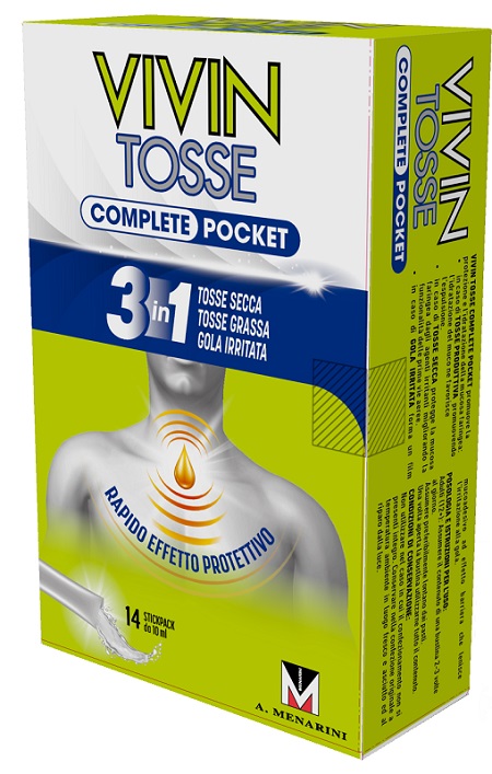 VIVIN TOSSE COMPLETE POCKET 14 STICK PACK DA 10 ML - Newepa Srl