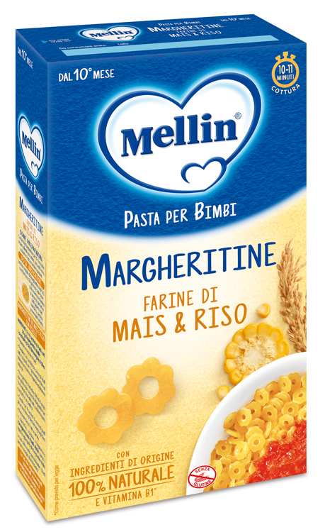 MELLIN MARGHERITINE CON MAIS E RISO 280 G - Newepa Srl