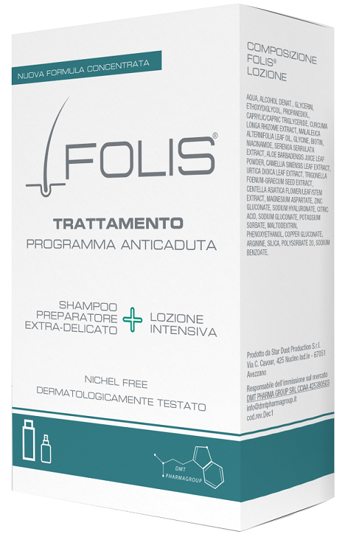 FOLIS TRATTAMENTO 1 LOZIONE 100 ML + 1 SHAMPOO 200 ML - Newepa Srl