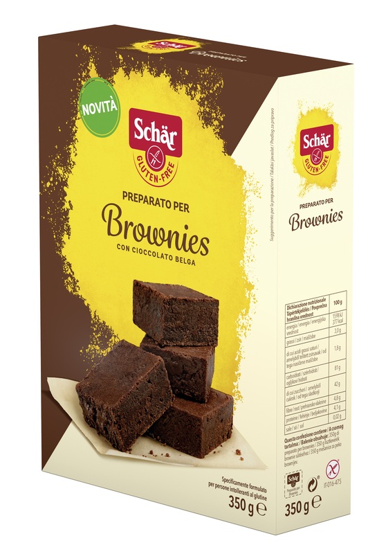 SCHAR PREPARATO PER BROWNIES CON CIOCCOLATO BELGA 350 G - Newepa Srl
