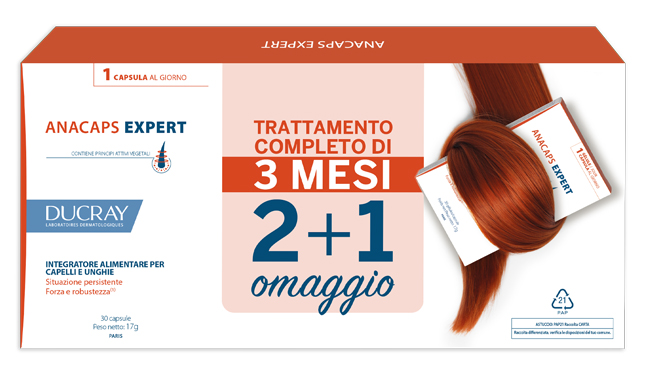 DUCRAY ANACAPS EXPERT CAPELLI E UNGHIE 3 X 30 CAPSULE - Newepa Srl