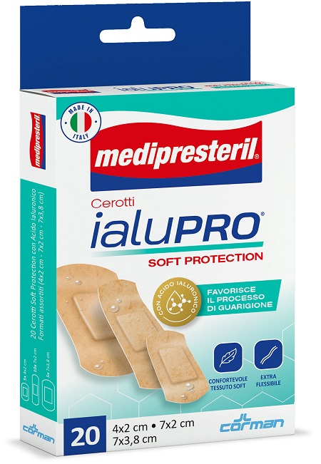 MEDIPRESTERIL CEROTTI IALUPRO SOFT PROTECTION 3 FORMATI ASSORTITI 20 PEZZI - Newepa Srl