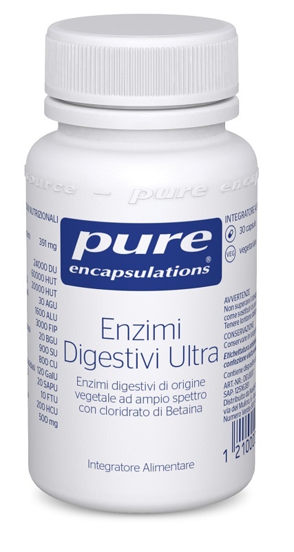 PURE ENCAPSULATIONS ENZIMI DIGESTIVI ULTRA 30 CAPSULE - Newepa Srl