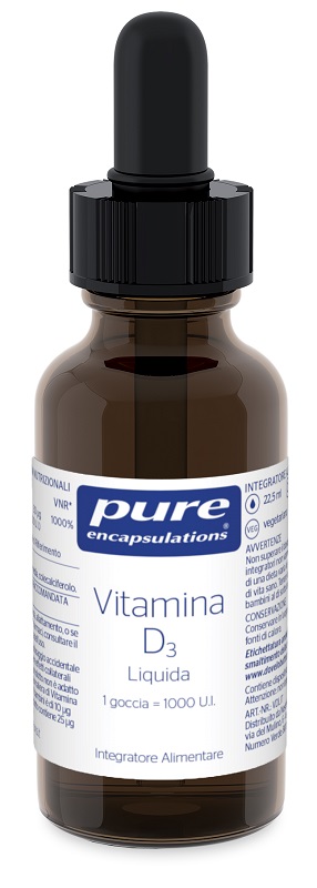 PURE ENCAPSULATIONS VITAMINA D3 LIQUIDA 22,5 ML - Newepa Srl