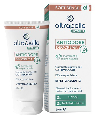 ALTRAPELLE DRY & FEEL DEOCREMA ANTIODORE 24H 50 ML - Newepa Srl