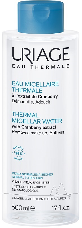 URIAGE EAU MICELLAIRE THERMALE PELLI NORMALI SECCHE 500 ML - Newepa Srl