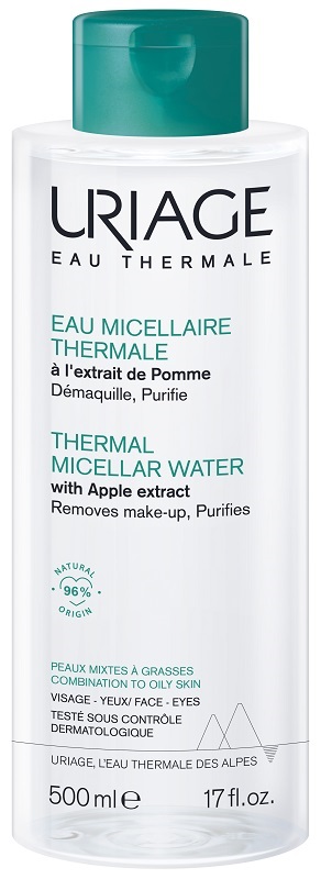 URIAGE EAU MICELLAIRE THERMALE PELLI MISTE GRASSE FLACONE 500 ML - Newepa Srl