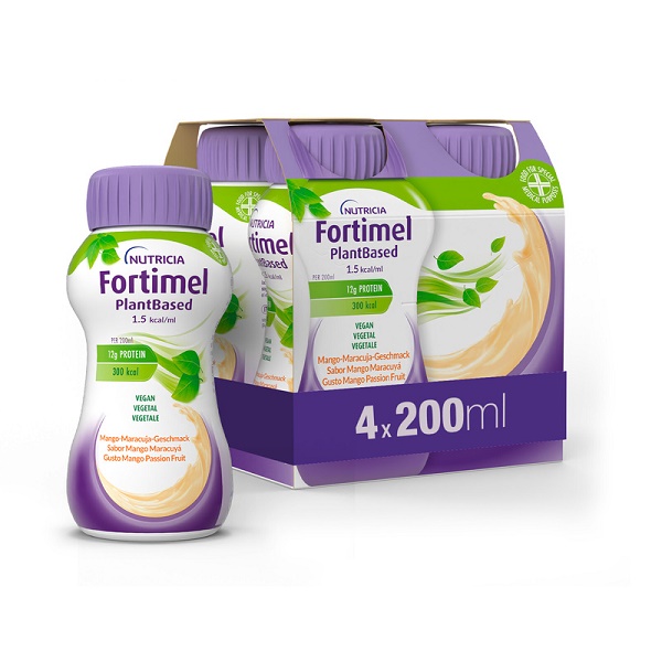 FORTIMEL PLANT BASED MANGO PASSION FRUIT 4 BOTTIGLIE DA 200 ML - Newepa Srl