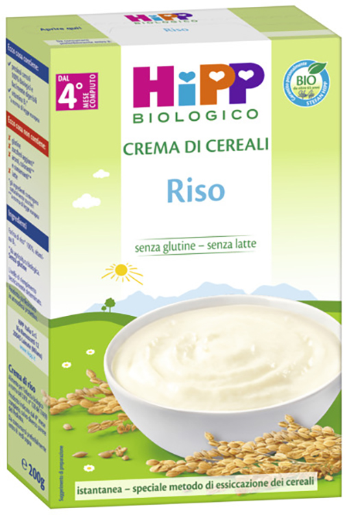 HIPP BIO CREMA CEREALI RISO 200 G - Newepa Srl