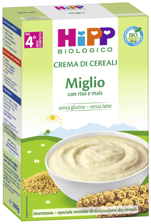 HIPP BIO CREMA CEREALI MIGLIO 200 G - Newepa Srl