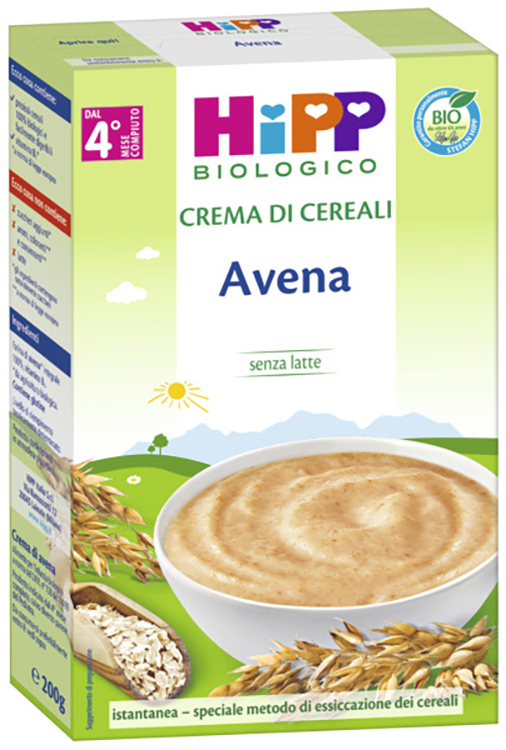 HIPP BIO CREMA CEREALI AVENA 200 G - Newepa Srl