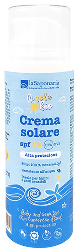 CREMA SOLARE SPF50 BIMBI PELLI SENSIBILI 125 ML - Newepa Srl