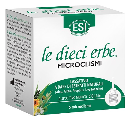 ESI LE DIECI ERBE MICROCLISMI 6 PEZZI - Newepa Srl