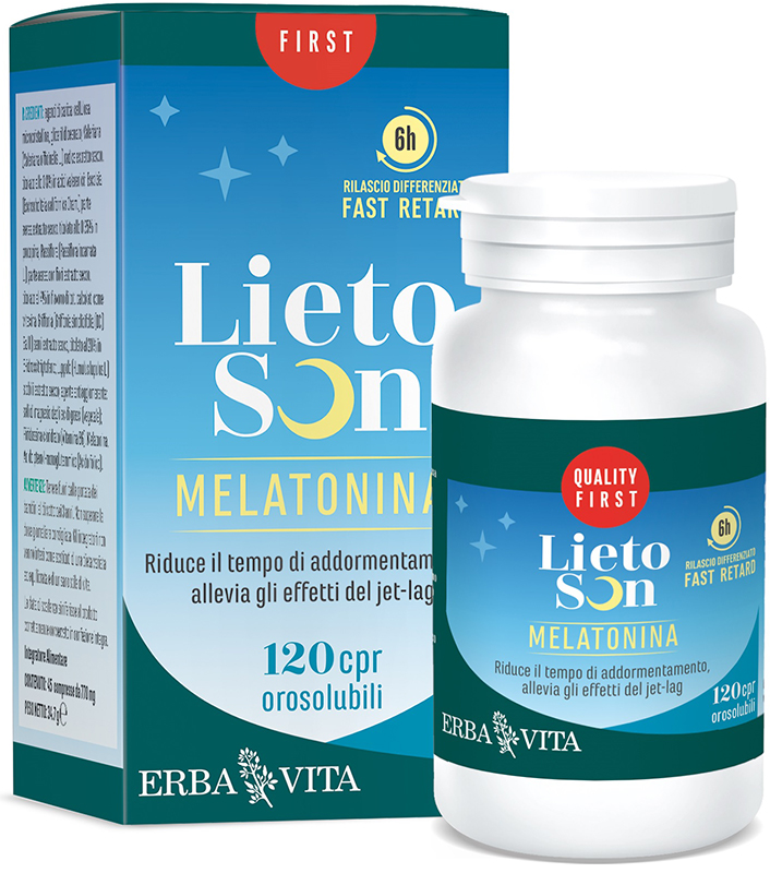 LIETOSON MELATONINA 120 COMPRESSE OROSOLUBILI - Newepa Srl