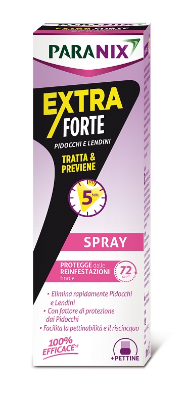 SPRAY EXTRA FORTE PARANIX PER PIDOCCHI E LENDINI 100 ML - Newepa Srl