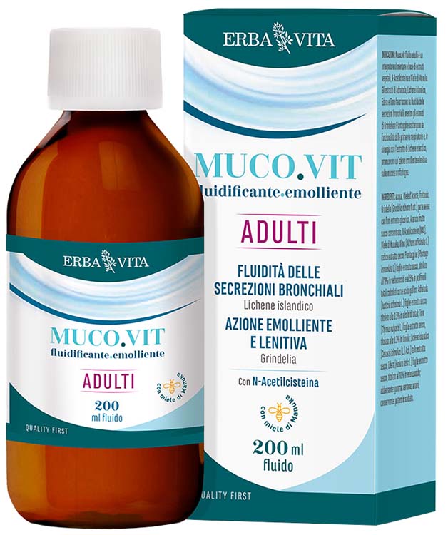 MUCOVIT FLUIDO ADULTI 200 ML - Newepa Srl