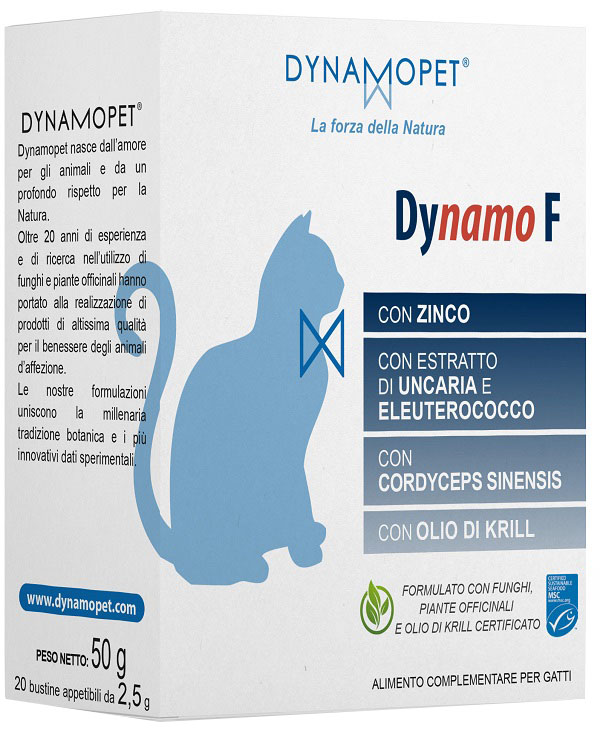 DYNAMO F GATTI 20 BUSTINE APPETIBILI DA 2,5 G - Newepa Srl
