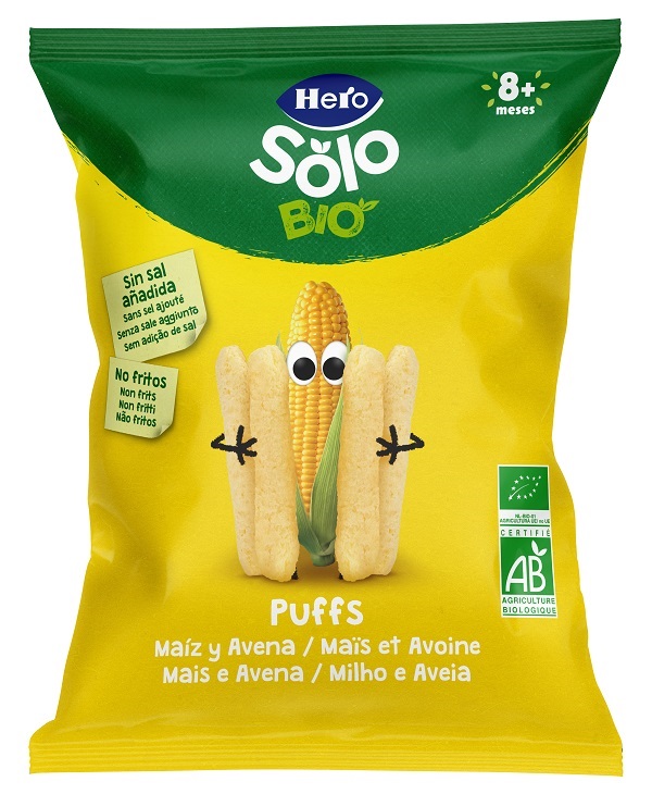 HERO SOLO SNACK PUFF AVENA MAIS 25 G - Newepa Srl