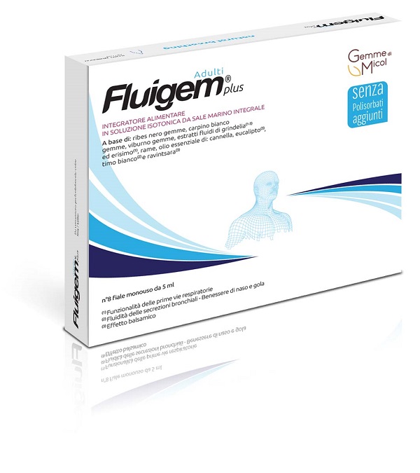 FLUIGEM PLUS ADULTI 8 FIALE DA 5 ML - Newepa Srl