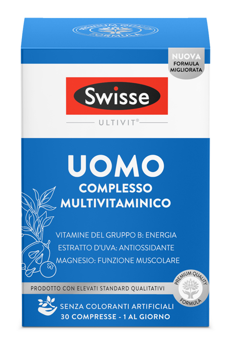 SWISSE MULTIVITAMINICO UOMO 30 COMPRESSE - Newepa Srl