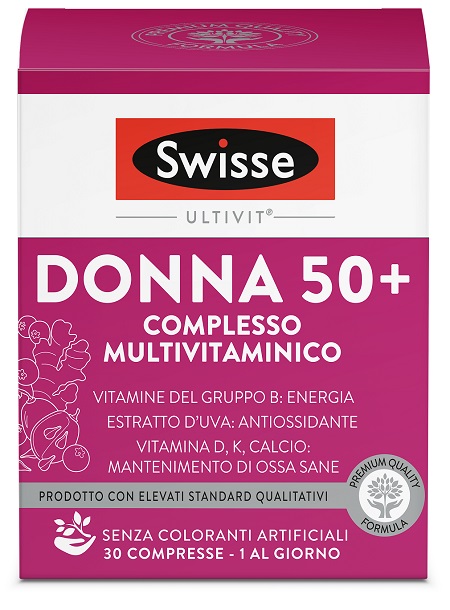 SWISSE MULTIVITAMINICO DONNA 50+ 30 COMPRESSE - Newepa Srl