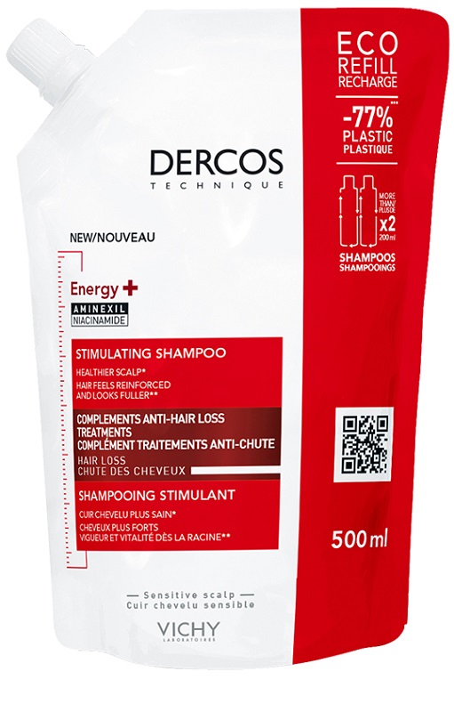 DERCOS ECO RICARICA ENERGIZZANTE 500 ML - Newepa Srl