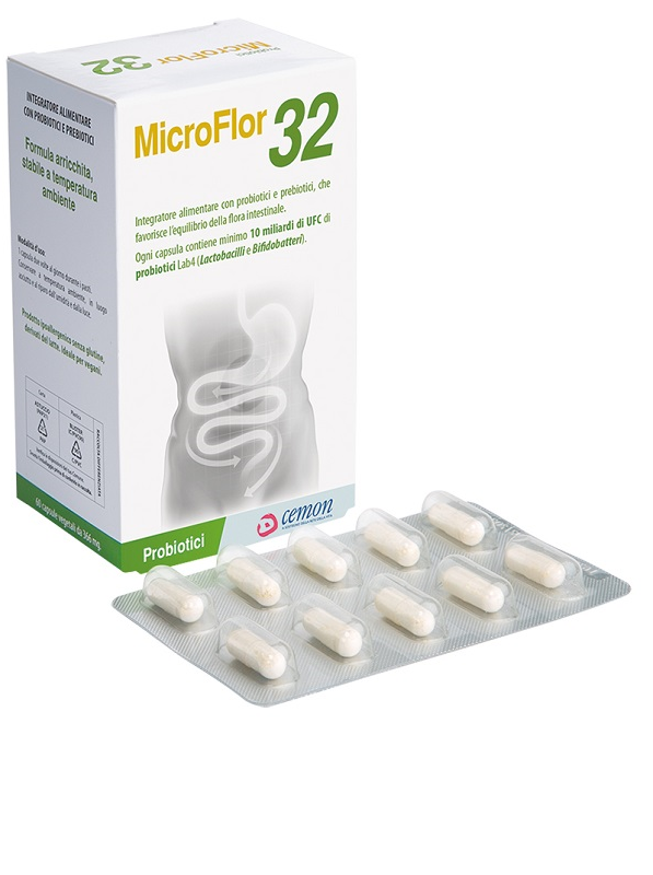 MICROFLOR 32 60 CAPSULE 366 MG NO FRIGO - Newepa Srl