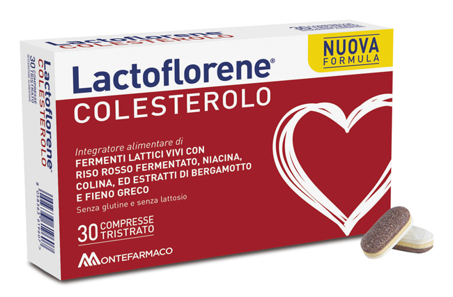LACTOFLORENE COLESTEROLO TRISTRATO 30 COMPRESSE - Newepa Srl