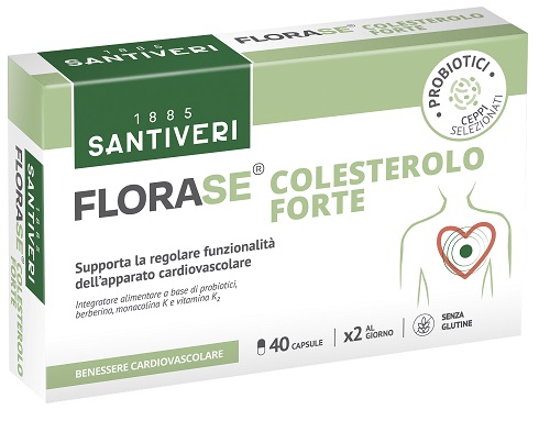 FLORASE COLESTEROLO FORTE 40 CAPSULE - Newepa Srl