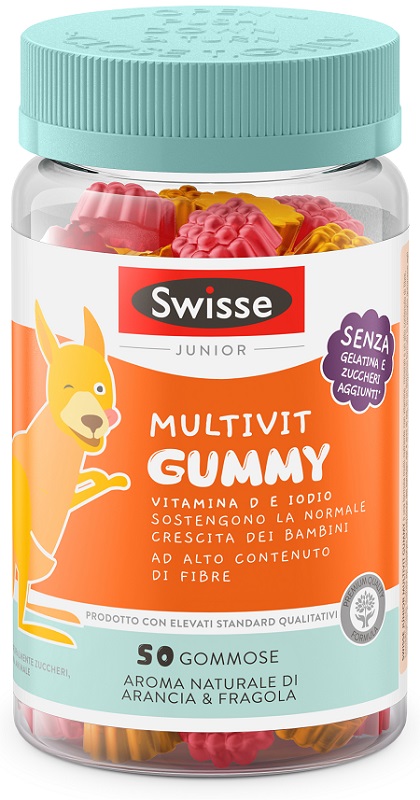 SWISSE JUNIOR MULTIVIT GUMMY 50 PASTIGLIE GOMMOSE - Newepa Srl
