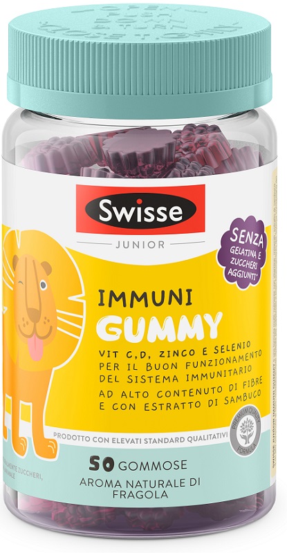 SWISSE JUNIOR IMMUNI GUMMY 50 PASTIGLIE GOMMOSE - Newepa Srl