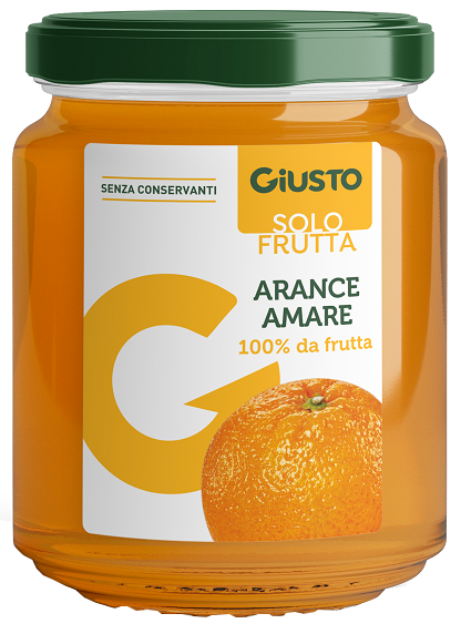 GIUSTO SOLO FRUTTA MARMELL ARANCE AMARE 284 G - Newepa Srl
