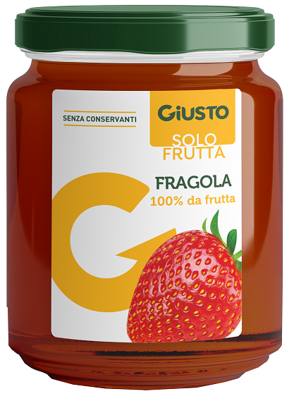 GIUSTO SOLO FRUTTA MARMELLATA FRAGOLE 284 G - Newepa Srl