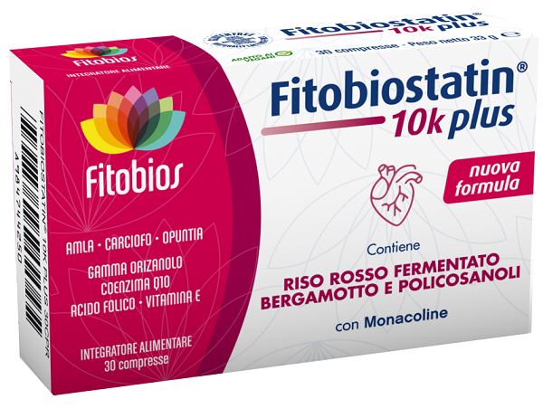 FITOBIOSTATIN 10K PLUS 30 COMPRESSE - Newepa Srl