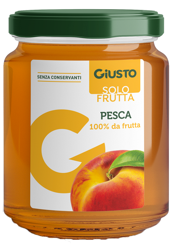 GIUSTO SOLO FRUTTA MARMELLATA PESCA 284 G - Newepa Srl