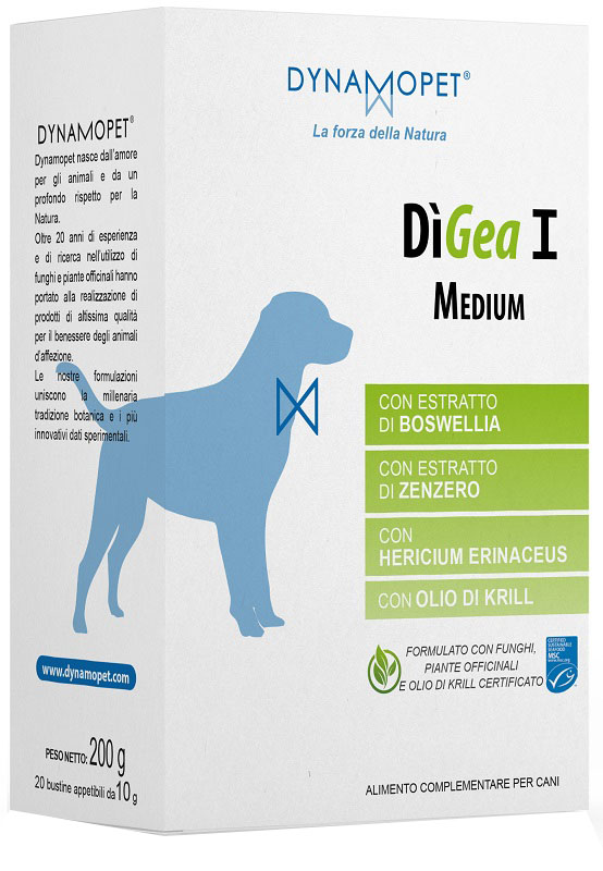 DIGEA I MEDIUM PER CANI 20 BUSTINE DA 10 G - Newepa Srl