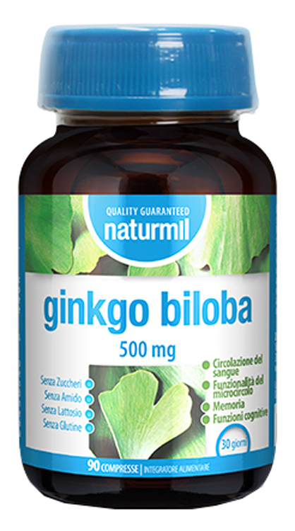NATURMIL GINKGO BILOBA 500 MG 90 COMPRESSE - Newepa Srl