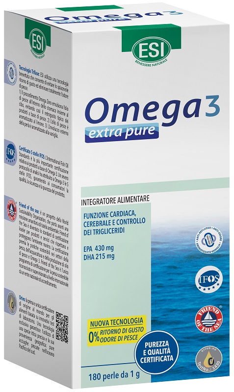 ESI OMEGA 3 EXTRA PURE 180 PERLE - Newepa Srl