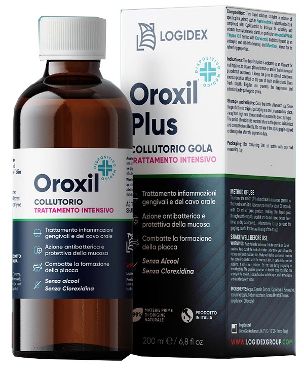 OROXIL PLUS COLLUTORIO GOLA 200 ML - Newepa Srl