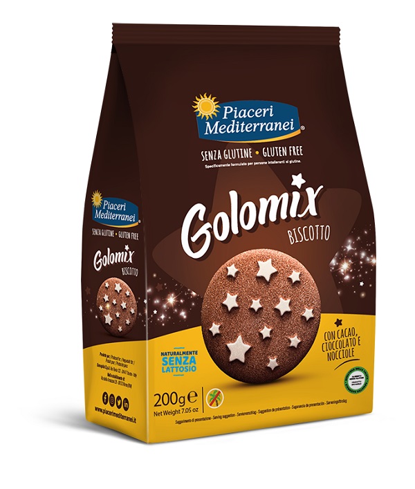 PIACERI MEDITERRANEI GOLOMIX BISCOTTO 200 G - Newepa Srl