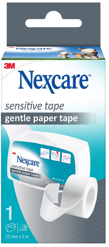 CEROTTO SU ROCCHETTO NEXCARE SENSITIVE TAPE 2,5X500CM NO DISPENSER - Newepa Srl