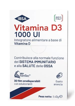 VITAMINA D3 IBSA 1000UI 30 FILM ORODISPERSIBILI - Newepa Srl