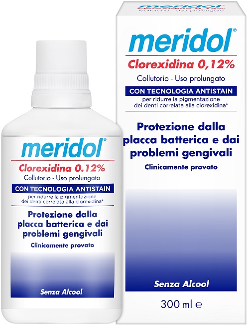 MERIDOL COLLUTORIO CLOREXIDINA 0,12% 300 ML - Newepa Srl