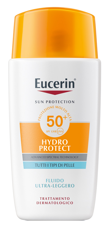 EUCERIN SUN FACE HYDRO PROTECT FLUIDO ULTRA LEGGERO SPF50+ 50 ML - Newepa Srl