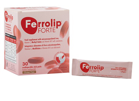 FERROLIP FORTE 30 STICK PACKS DA 1,8 G GUSTO LIMONE - Newepa Srl